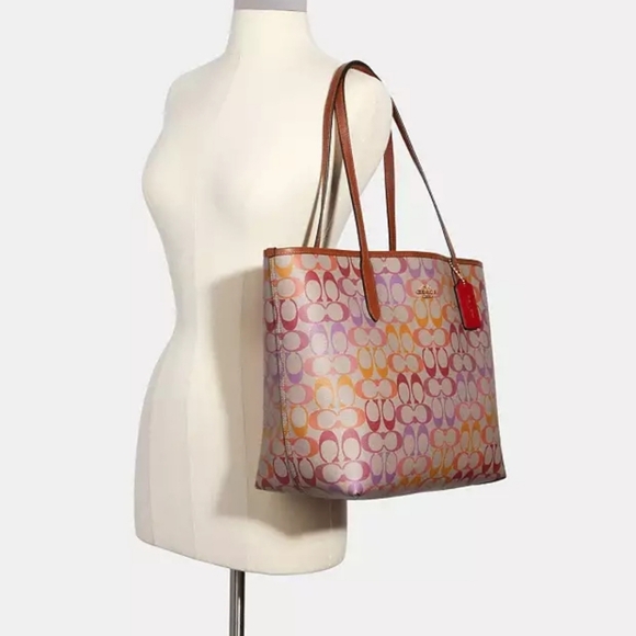 Coach Rainbow City Signature Tote - Picture 5 of 6